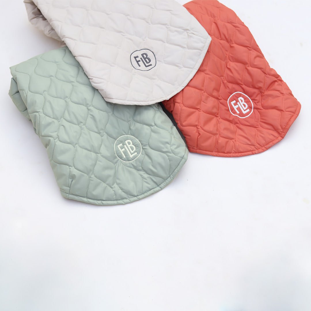 New Quilted Dog jacket Pistache - Image 7