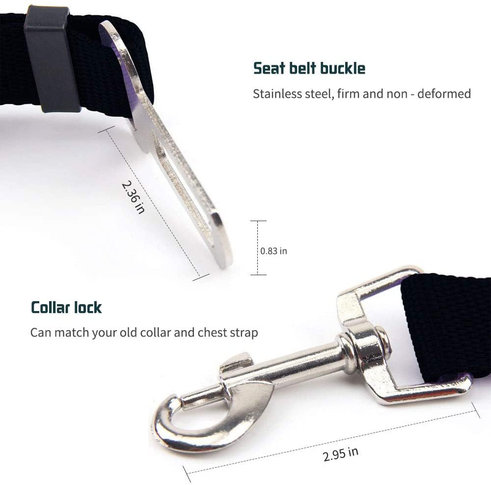 Adjustable dog seat belt. SFP clip. dog walking accessory - Image 16