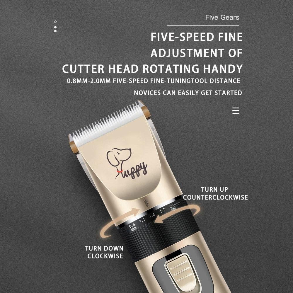 Full set rechargeable professional grooming and hair cutting clippers for dogs and cats. pet razor - Image 6