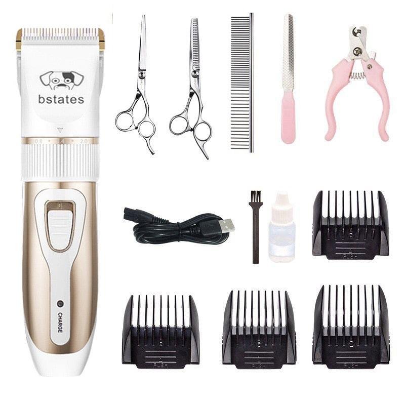 Professional Dog Grooming Kit. Cordless Clipper for Long Thick Haired Dog. Complete Dog Grooming Set - Image 13