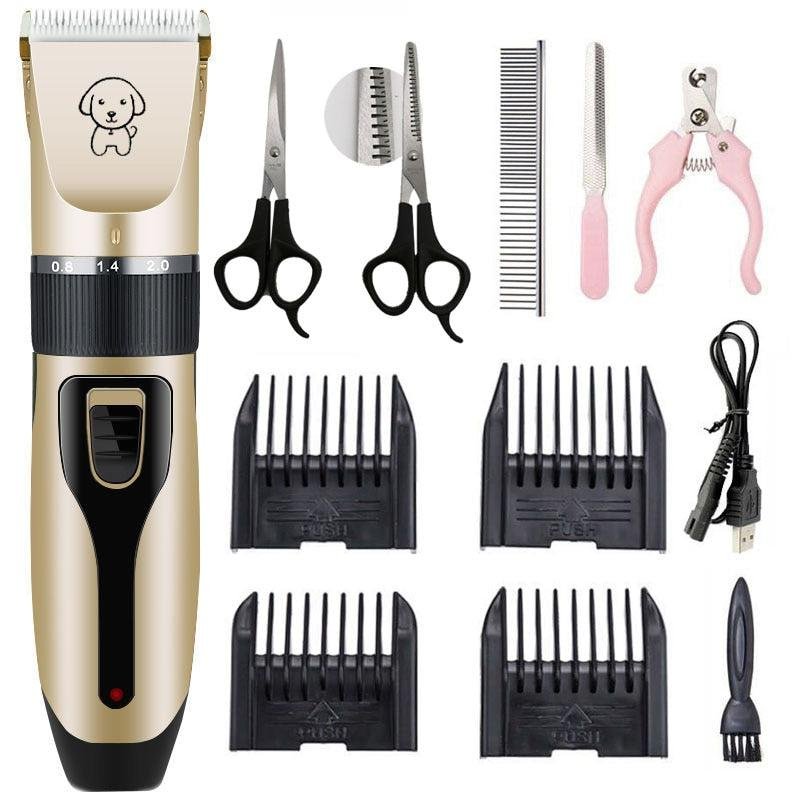 Professional Dog Grooming Kit. Cordless Clipper for Long Thick Haired Dog. Complete Dog Grooming Set - Image 14