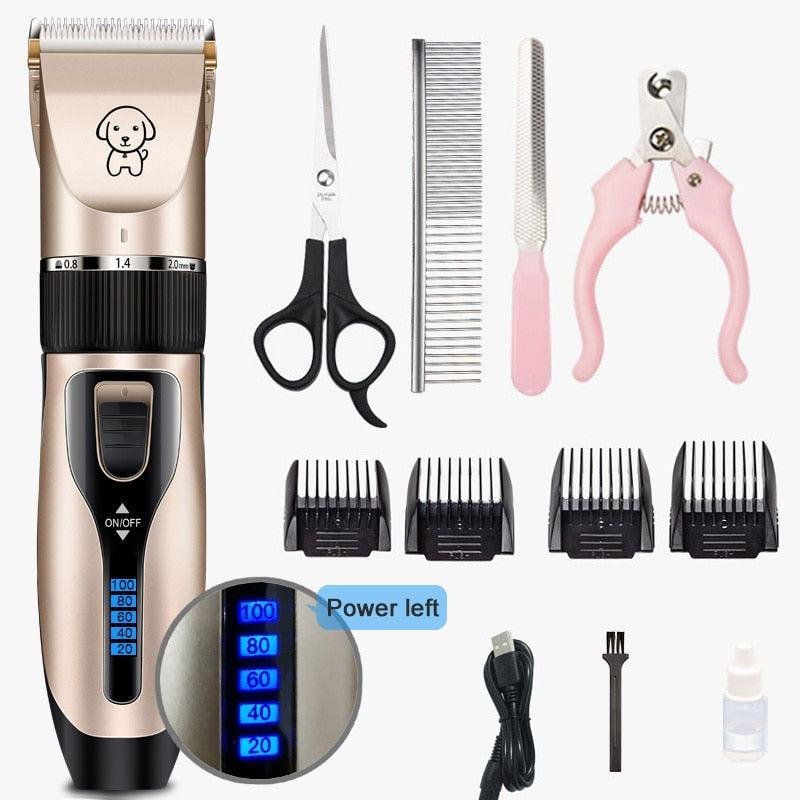 Professional Dog Grooming Kit. Cordless Clipper for Long Thick Haired Dog. Complete Dog Grooming Set - Image 9