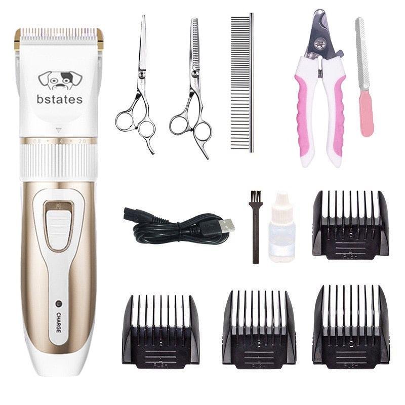 Professional Dog Grooming Kit. Cordless Clipper for Long Thick Haired Dog. Complete Dog Grooming Set - Image 4