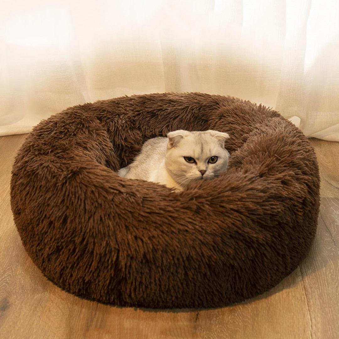 Ultra Soft and Washable Round Bed for Dog and Cat. Donut Bed for Pets. 80-110 cm - Image 23