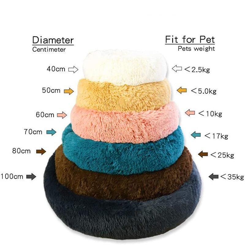 Ultra Soft and Washable Round Bed for Dog and Cat. Donut Bed for Pets. 80-110 cm - Image 24