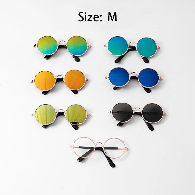 Round Sunglasses for Cats. Reflective Glasses for Small Dogs. Perfect Photo Props - Image 22