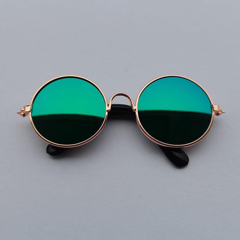 Round Sunglasses for Cats. Reflective Glasses for Small Dogs. Perfect Photo Props - Image 14