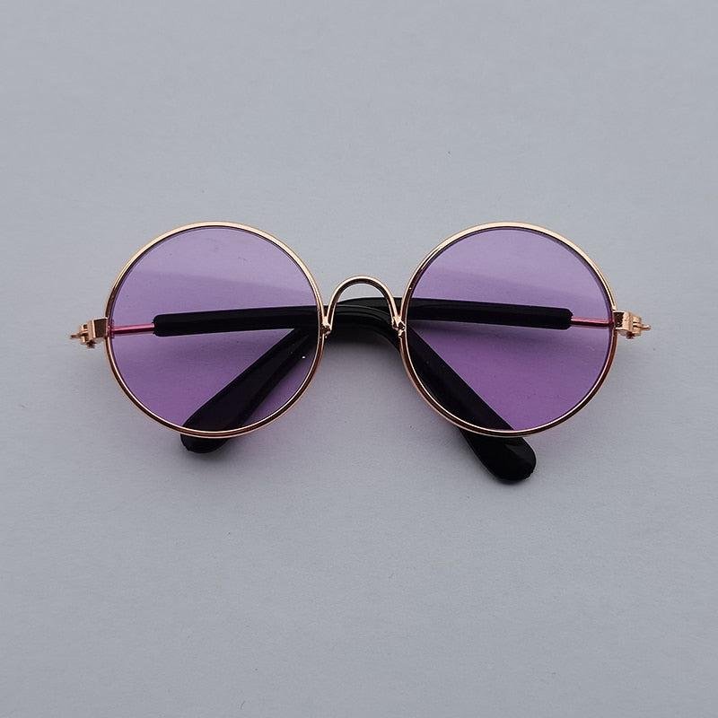 Round Sunglasses for Cats. Reflective Glasses for Small Dogs. Perfect Photo Props - Image 20