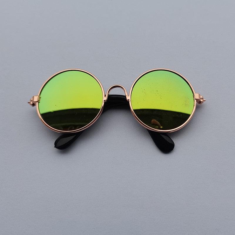 Round Sunglasses for Cats. Reflective Glasses for Small Dogs. Perfect Photo Props - Image 16