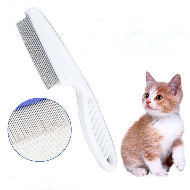 Stainless Steel Flea Comb for Dog and Cat Dense Tooth Hair Removal Brush Cat and Dog Accessory