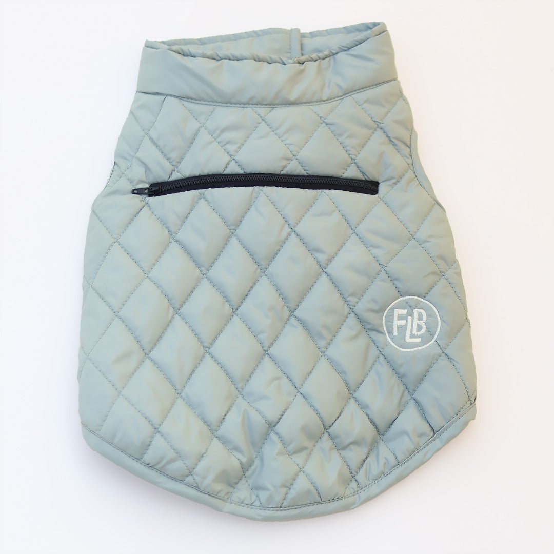 New Pistache Packable Quilted Dog jacket - Image 10